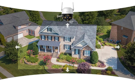 IMOU Cruiser SE Plus Outdoor PTZ WiFi Camera - Color Night Vision AI Detection - stepyours.com
