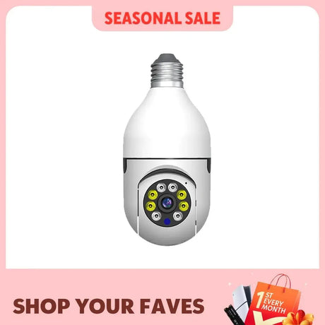 Ease Life App Light Bulb Security Camera Outdoor Wireless 5GHz 360 Degree E27 - stepyours.com