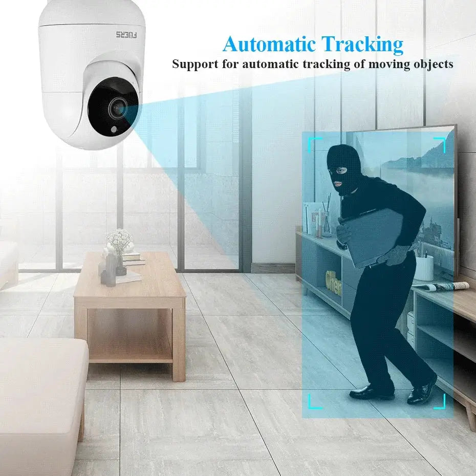 Fuers 5MP WiFi Camera Tuya Smart Home Security Monitor - ESCAPION