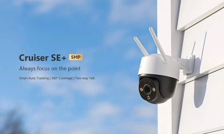 IMOU Cruiser SE Plus Outdoor PTZ WiFi Camera - Color Night Vision AI Detection - stepyours.com