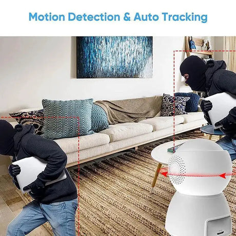 1080P WiFi PTZ Security Camera With Night Vision Features