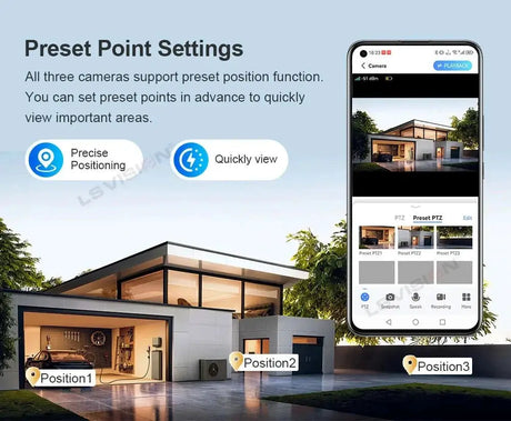 LS Vision 20MP Solar WiFi Surveillance Camera V380 Pro 10X Optical Zoom Outdoor - stepyours.com