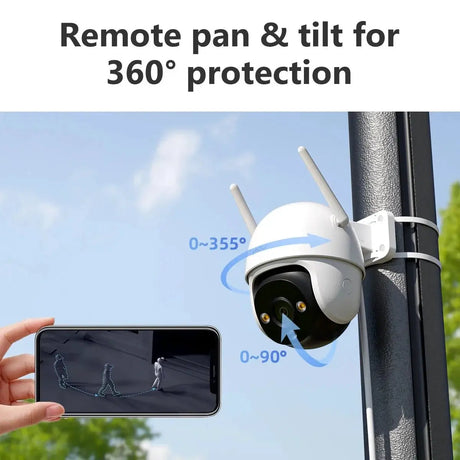 IMOU DK7 3MP Outdoor WiFi Camera With Color Night Vision Smart AI Detection - stepyours.com