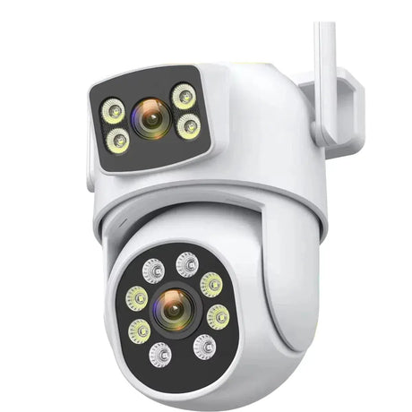 BESDER 10MP Dual - Lens Outdoor WiFi IP Camera - Auto - Tracking and Night Vision - stepyours.com