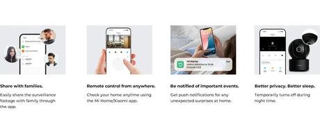 IMILAB C22 Indoor Baby Monitor AI Detection 360 PTZ Night Vision Xiaomi Home App - stepyours.com