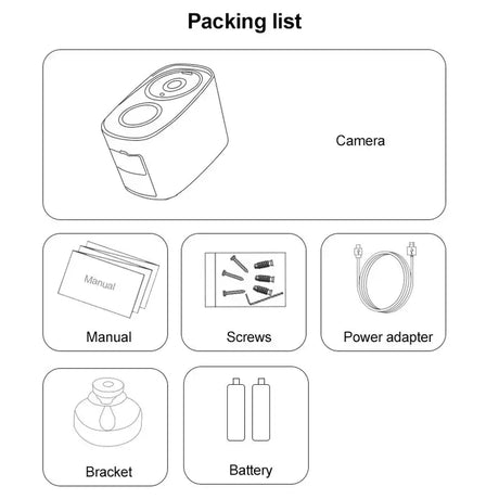 Vstarcam CB54 TZ 2K Solar Wireless Battery Security Camera With PIR Motion Alarm - stepyours.com