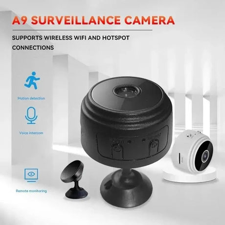 A9 WiFi Mini Camera 720P Indoor Security For Home Office Infant Pet Monitoring - stepyours.com