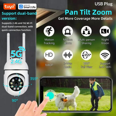 Tuya 4MP Indoor WiFi Camera Two Way Audio and Motion Alerts Plus - stepyours.com