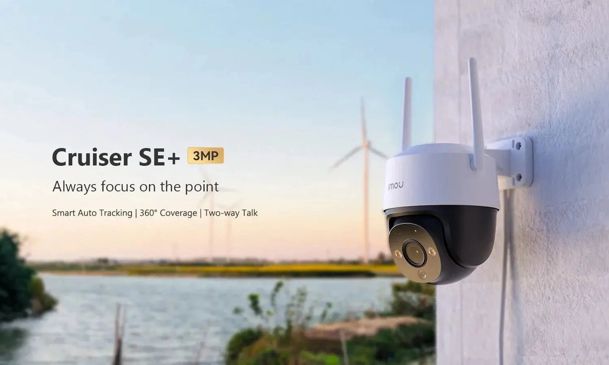 IMOU Cruiser SE Plus Outdoor WiFi Camera AI Human Detection Night Vision - stepyours.com