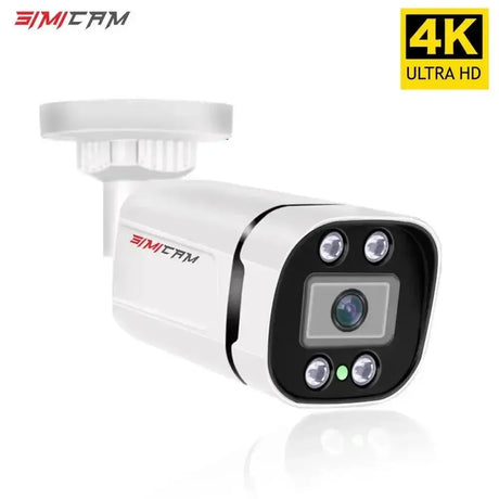 4K PoE Security Camera Night Vision And Enhanced Clarity