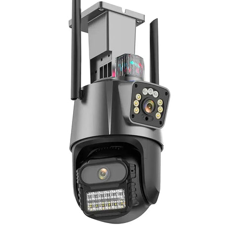 Outdoor WiFi PTZ Camera 8MP Dual - Lens 4K AI Tracking Dual Screen Night Vision - stepyours.com