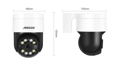 ASECAM 8MP 4K PTZ IP Camera Outdoor - AI Face Detection PoE Security Camera - stepyours.com