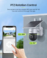 Shiwojia 5W 4G Solar Camera WiFi Tuya Smart Outdoor Cam