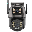 4K 8MP HD WiFi PTZ Camera Outdoor Dual Lens AI Tracking - ESCAPION