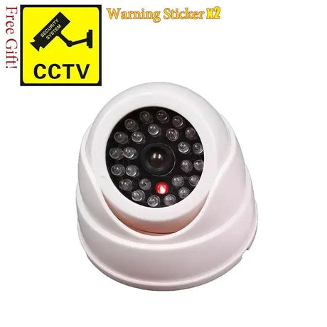 Dummy CCTV Camera Enhanced Security With Flashing LED Light