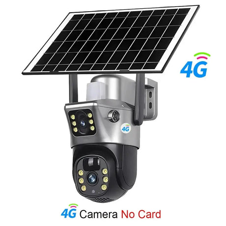 V380 Pro Solar Security Camera - Dual Lenses 8MP 4K PIR Night Vision Outdoor - stepyours.com