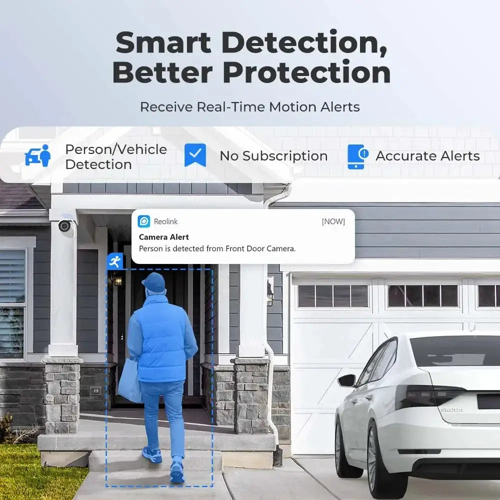 Reolink 8CH 4K Security Camera System 8MP IP Cameras Kit Pro
