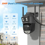 BESDER O - Kam Pro Dual - Lens 10MP - 8MP PTZ Outdoor WiFi Security Camera AI Detection - stepyours.com