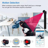 Upgraded version, 4K HD mini WiFi camera, supports remote viewing, motion detection, home nanny style DIY camera by stepyours.com