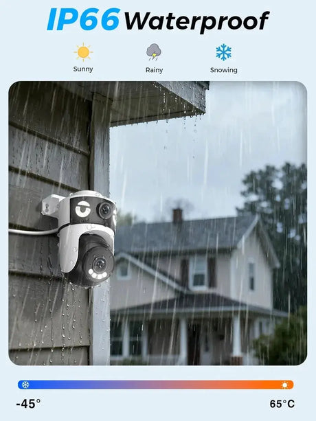 O - KAM 10MP Dual Lens PTZ WiFi Camera - AI Humanoid Detection and Auto Tracking - stepyours.com