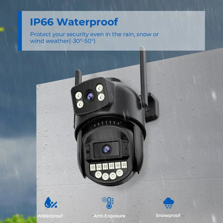 ANBIUX 8MP Dual Lens PTZ IP Camera with AI Humanoid Detection - stepyours.com
