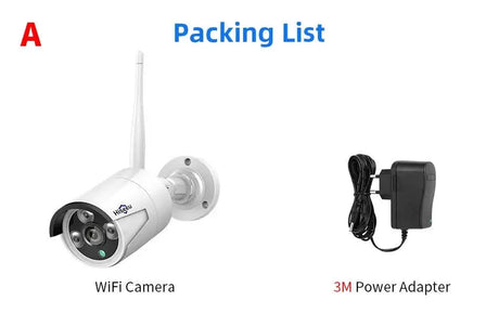 Hiseeu 3/5/8MP Wireless IP Camera - Waterproof 1080P WiFi Bullet for CCTV Kits - stepyours.com
