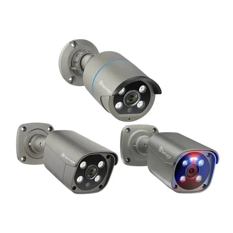Techage AI PoE 4K Outdoor Security Camera With Two Way Audio For NVR - stepyours.com