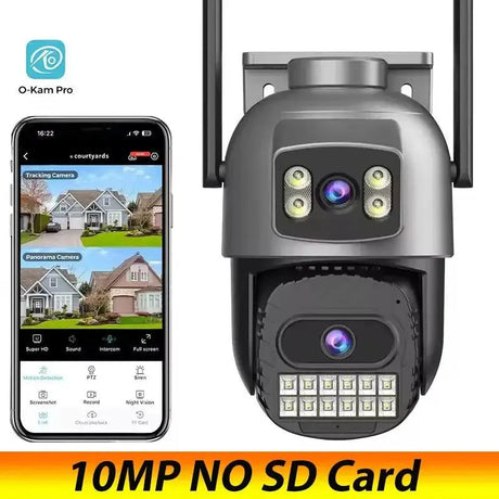 Okam Pro 15MP WiFi Outdoor Camera Auto Tracking 5X Digital Zoom PTZ Surveillance - stepyours.com
