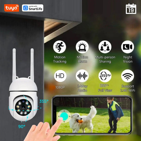 Tuya 4MP Indoor WiFi Camera Two Way Audio and Motion Alerts Plus - stepyours.com