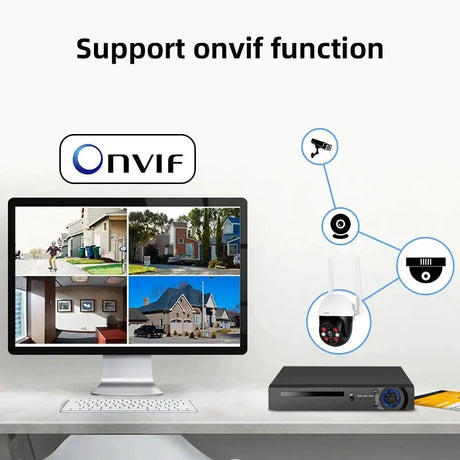 Fuers 8MP Outdoor IP Camera - Auto - Tracking and Tuya Smart Life Compatible - stepyours.com