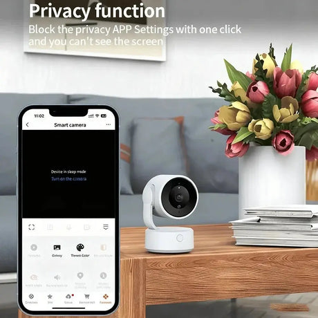 WIFI Tuya Indoor 5MP Camera - 360 Degree PTZ With 4x Zoom And Two Way Audio - stepyours.com
