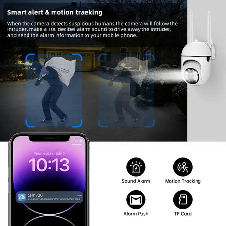 JOOAN 3MP Smart PTZ WiFi Security Camera For Home Use