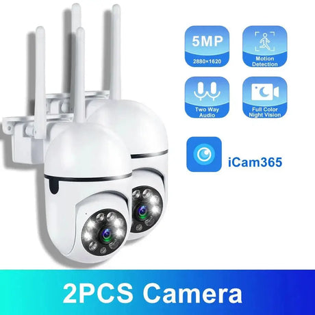 5MP Outdoor Wireless Security Camera With Night Vision