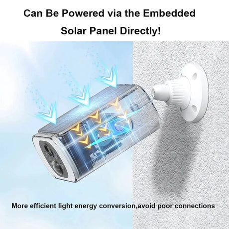 ANRAN C3 Outdoor Solar Security Camera - Battery Powered 3MP Color Night Vision WiFi - stepyours.com