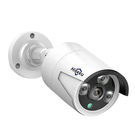 5MP PoE Outdoor Security Camera With Night Vision And Audio
