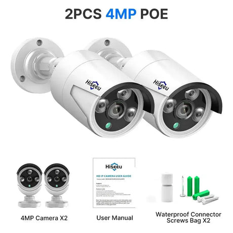 Hiseeu PoE IP CCTV Camera Outdoor Security Cam Pro Edition