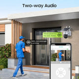 Shiwojia 5W 4G Solar Camera WiFi Tuya Smart Outdoor Cam