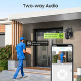 SHIWOJIA Mini Solar Camera 4G Wifi PTZ 3MP 4X Zoom - ESCAPION