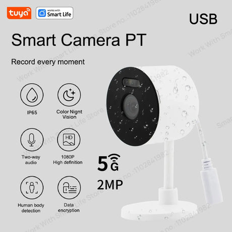 3MP HD Tuya Smart Indoor Outdoor Security Camera With Color Night Vision - stepyours.com