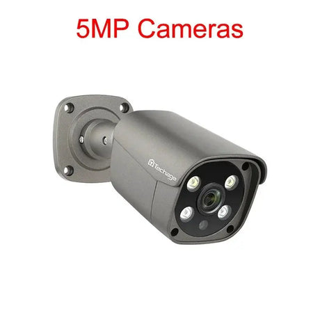 Techage AI PoE 4K Outdoor Security Camera With Two Way Audio For NVR - stepyours.com