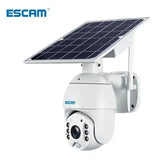 ESCAM Solar Security Camera Enhanced Surveillance Voice