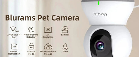 BoyKeep Baby Monitor Camera 2K HD Motion Detection And Two Way Audio 360 View - stepyours.com
