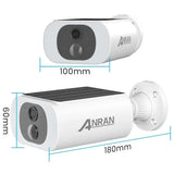 ANRAN 2K Wireless Solar Outdoor Camera Humanoid Detection Night Vision - stepyours.com