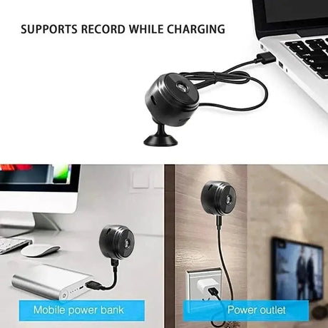 A9 HD WiFi Mini Surveillance Camera - 1080P Wireless Home Security.Add Hooks - stepyours.com