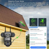 Solar 4G IP Camera 15MP HD Outdoor Night Vision Weatherproof Security - stepyours.com