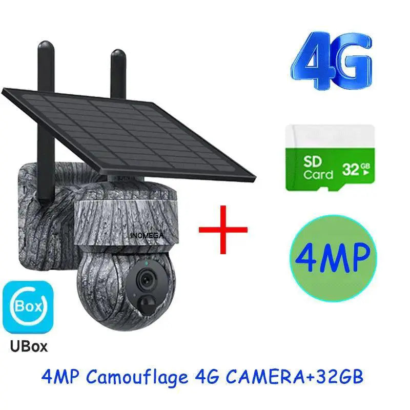 INQMEGA Solar Wireless Camera Eco Friendly Security Solution