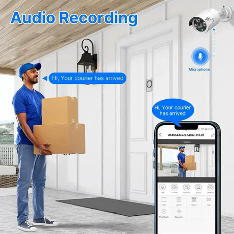 Hiseeu PoE IP CCTV Camera Outdoor Security Cam Pro Edition