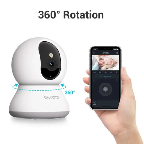 2Pcs Indoor 2K Security Cameras One Touch Call For Home Monitoring - stepyours.com