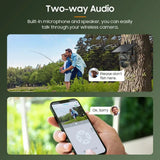 INQMEGA 5MP 4G Solar Security Camera IP66 Waterproof WiFi