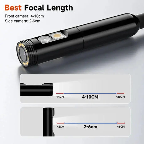 Detachable 2 - 100m Borescope With 8mm Camera - 1080P HD IP67 Endoscope - stepyours.com